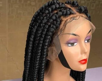 Grossen Box Braids Perucke Etsy