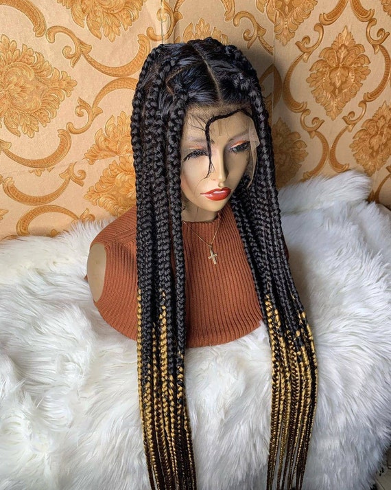 Braided wigs top human hair