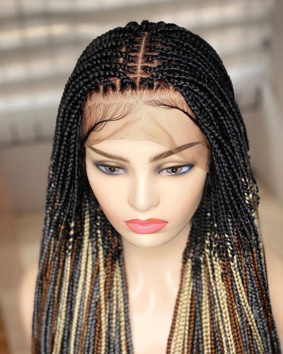 Ready to Ship Knotless Box Braids Wig for Black Women Box Braided Wig  Cornrow Wig Passion Twist Cornrows Wig Full Lace Wig -  Canada