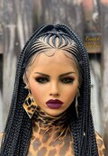 Braided Wig Full Lace Wig Braided Lace Front Wig Cornrow wig Braided Wigs for black women braided lace wigs, braid wig knotless braid wig product logo