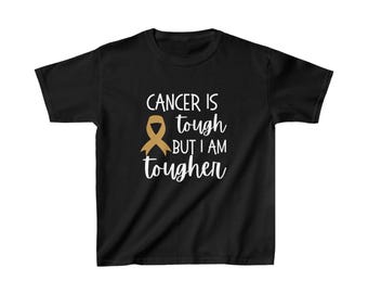 Childhood cancer awareness, kids cancer shirt, gift for child with cancer, stronger than cancer, pediatric cancer awareness, oncology shirts