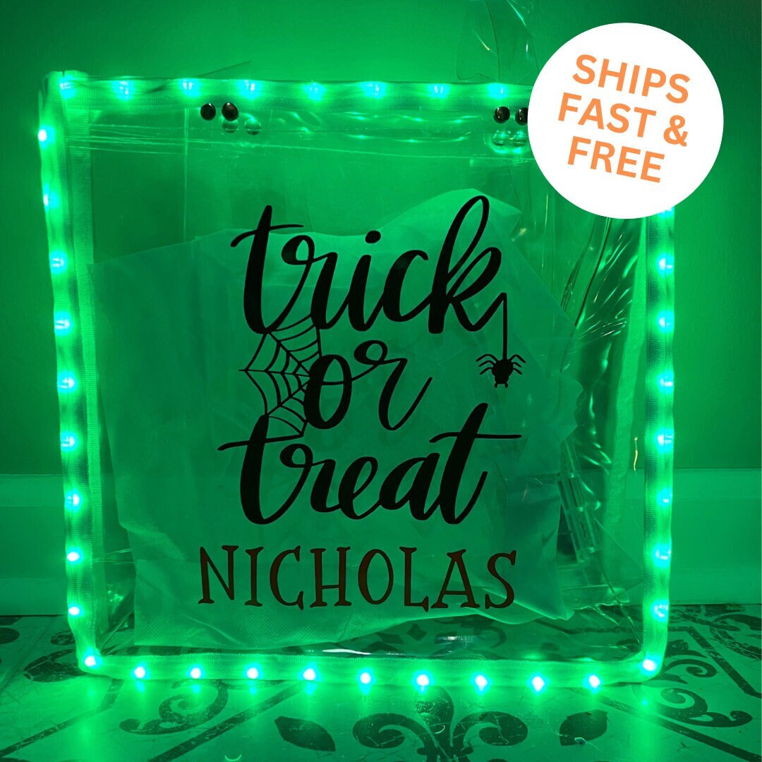 18+ Light Up Halloween Buckets