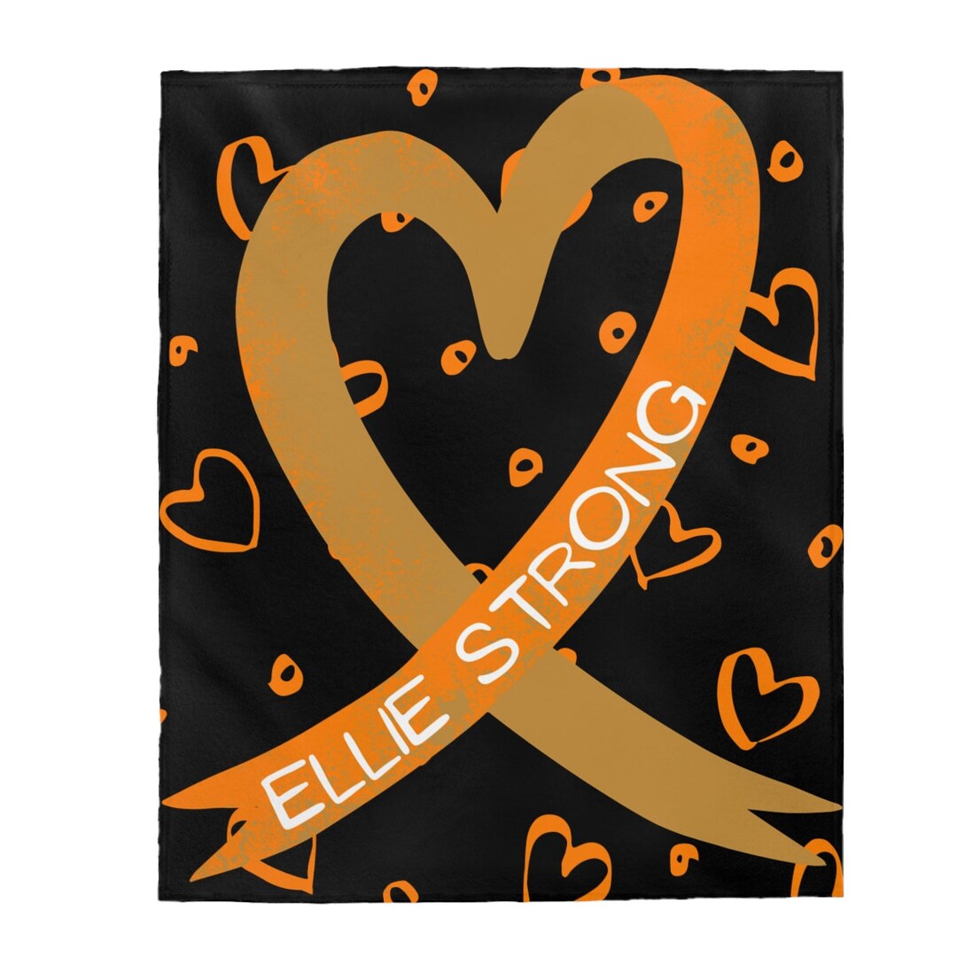 Personalized Cancer Blanket, Childhood Cancer Awareness, Leukemia