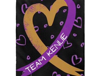 neuroblastoma awareness, blanket for cancer, gift for child with cancer, childhood cancer, cancer blankets, gift for hospital, cancer throws