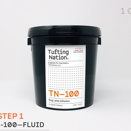 TN100 Latex Adhesive for Rug Tufting 1 GAL 379L Rug Etsy