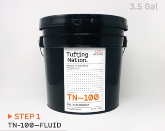 TN-100 Latex Adhesive for Rug Tufting, 3.5 GAL (13,2L), Glue for Tufted Rug, Glue for Rug Finishing, Adhesive Glue for Rug Making Canada