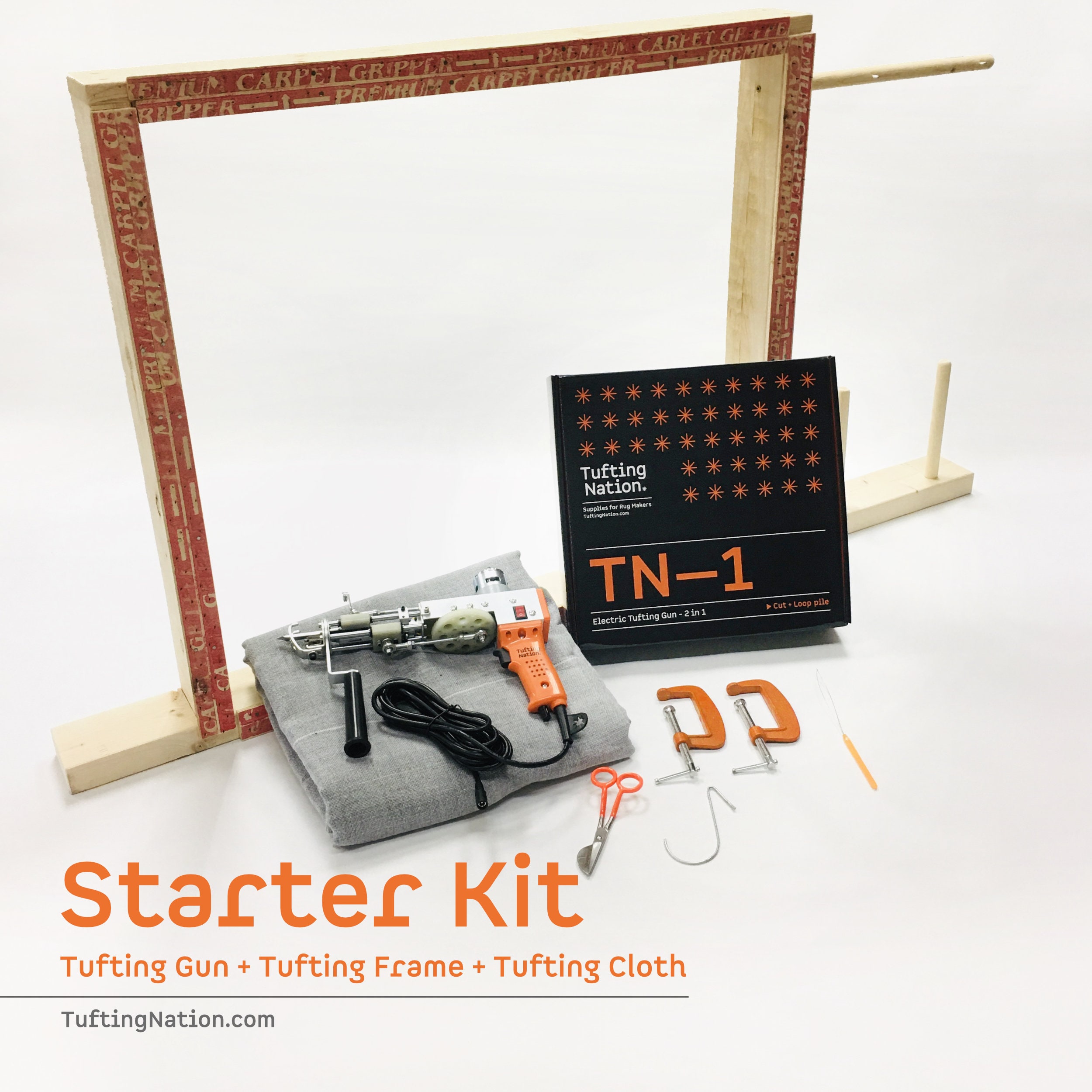 Tufting Starter Kit Including Tufting Machine, Tufting Frame and Tufting  Cloth, Rug Tufting Kit for Beginner, Tufting Gun Starter Kit Canada -   Denmark