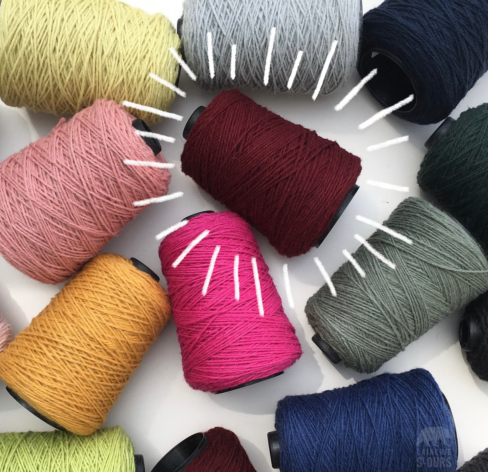 Rug Tufting Yarn 100 Wool Yarn for Weaving 1/2lb cone Etsy