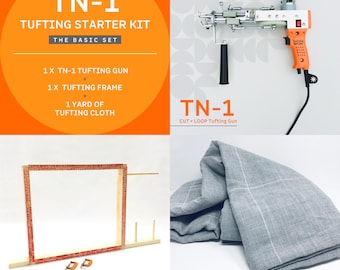 TN-1 Tufting Starter Kit including Tufting Machine, Tufting Frame, Tufting Cloth, Rug Making Tufting Gun Kit, Tufting Starter Kit Canada