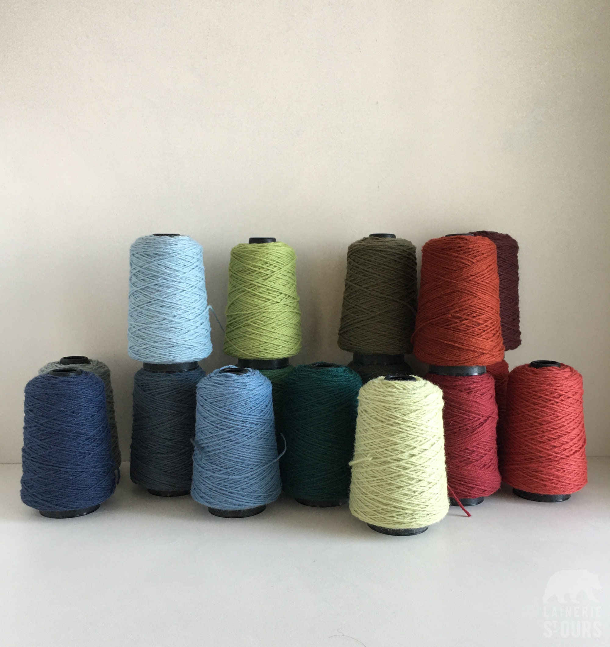 Wool Yarn for Rug Making Rug Tufting Yarn 1/2lb cone Red Etsy