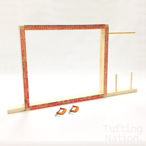 Tufting shops Frame with Yarn Holders, MEDIUM 33X30 Table Top Rug Tufting Frame, Easy to assemble Rug Tufting Frame Canada, Punch Needle Frame