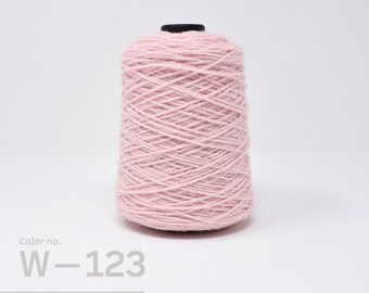 Rug Tufting Yarn, Pink Wool Yarn on 1/2lb cone, Light Pink Rug Yarn, Weaving Yarn, Tapestry Yarn, Tufting Gun Yarn, Tuft Gun Art Yarn, W-123