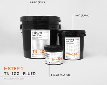 TN-200 Rug Glue for Tufting, 1 GAL 3,79L, Rug Making Thick Glue