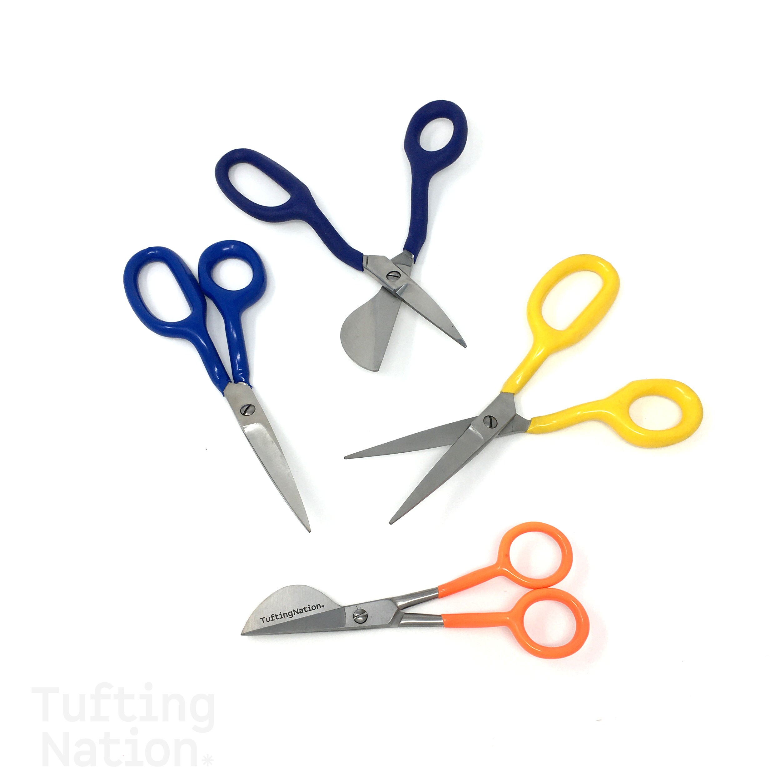 Tufting Scissors for Rug Making SET OF 4 Shears Duckbill Etsy