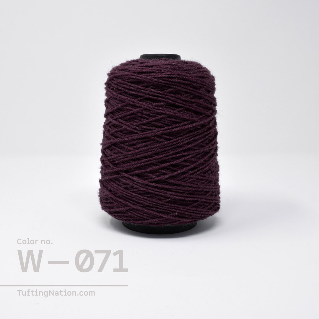 Rug Tufting Yarn 100 Wool Yarn for Rug Weaving 1/2lb Cone Etsy