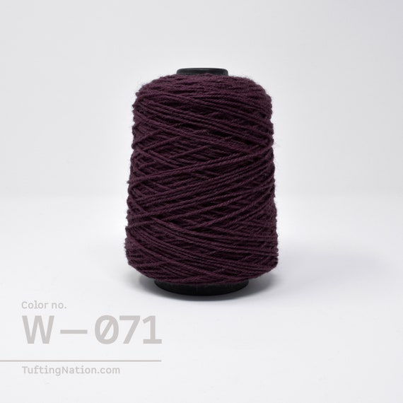 Rug Tufting Yarn 100 Wool Yarn for Rug Weaving 1/2lb Cone Etsy