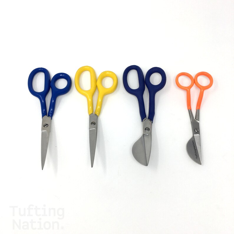 Tufting Scissors for Rug Making SET OF 4 Shears Duckbill Etsy