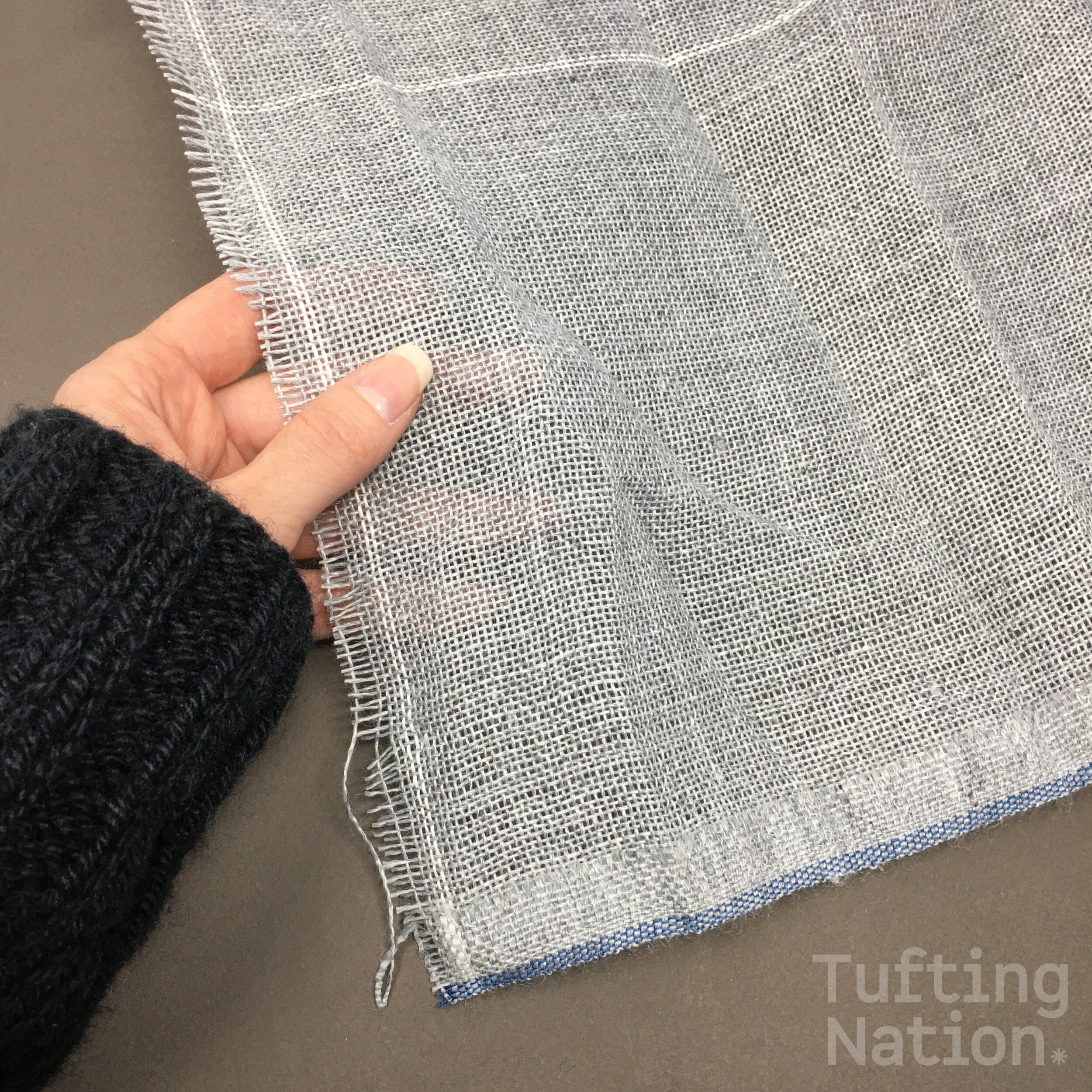 German grey cloth Primary Tufting Cloth Backing Fabric For Carpet Weaving  Knitting Material Rug Tufting Gun Embroidery Fabric - AliExpress