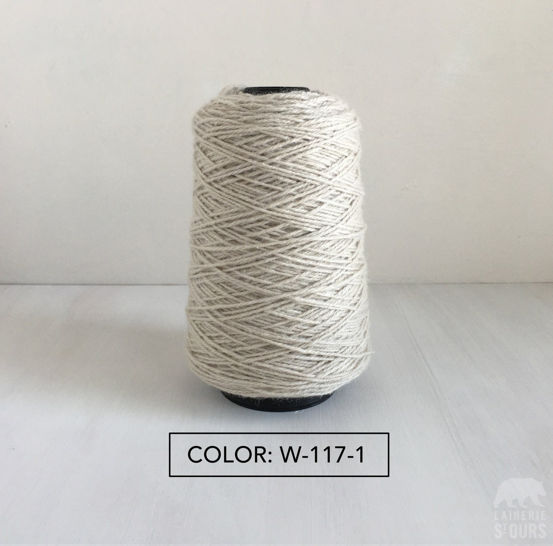 Rug Tufting Yarn 100 Wool 1/2lb Cone Light Beige Yarn Etsy