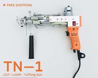 TN-1 Tufting Gun, Cut + Loop Tufting Machine for Rug Making, Tufting Machine for beginner, Tufting Gun Canada, Tufting Gun Kit for Beginner