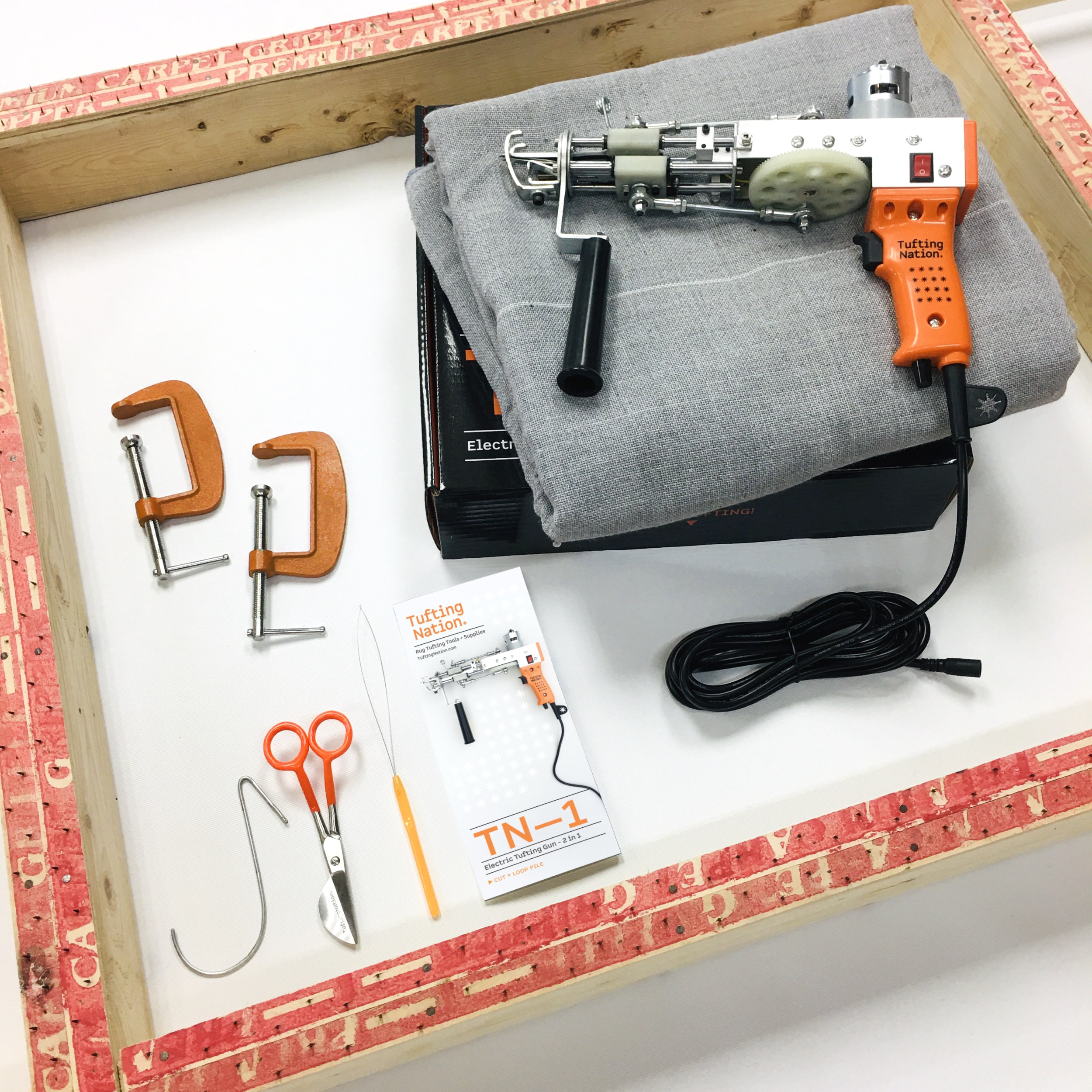 Buy Tufting Starter Kit Including Tufting Machine, Tufting Frame