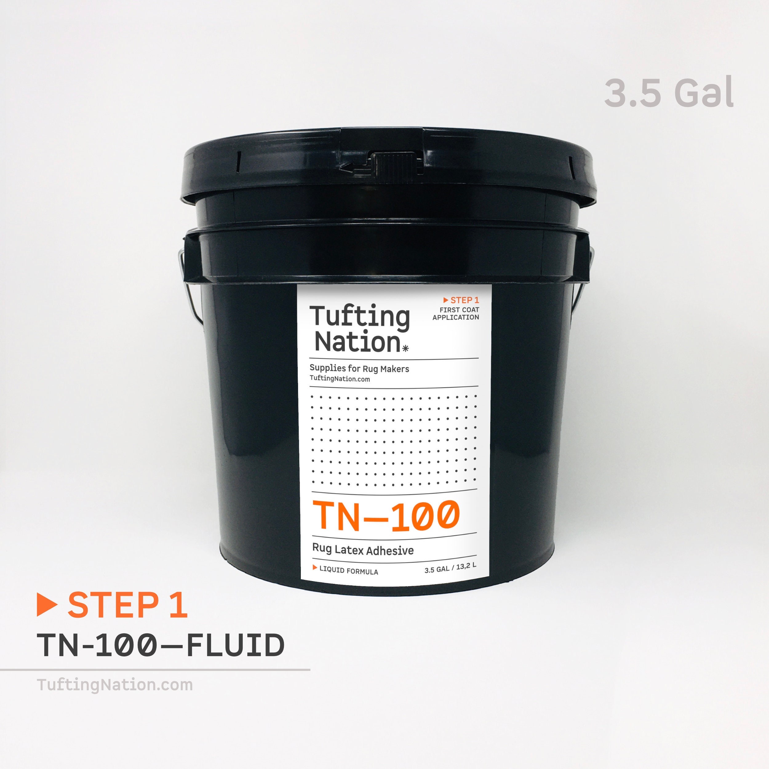 TN-100 Latex Adhesive for Rug Tufting, 3.5 GAL 13,2L, Glue for Tufted Rug,  Glue for Rug Finishing, Adhesive Glue for Rug Making Canada 