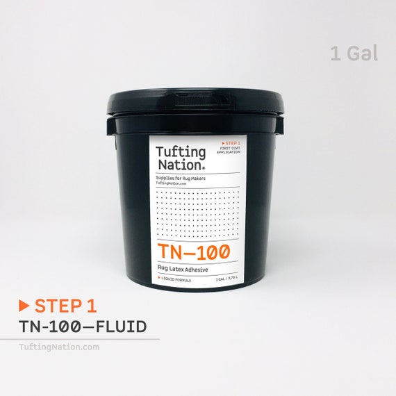 TN-100 Latex Adhesive for Rug Tufting, 1 GAL (3,79L), Rug Making Latex Glue, Latex Adhesive for Rug Making, Rug Finishing Adhesive Canada
