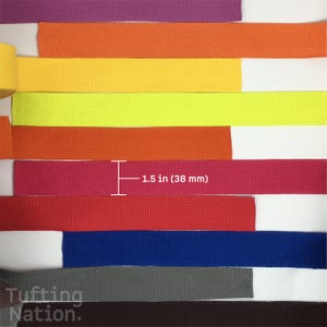 Rug Binding Tape, Carpet Binding Tape, 1.5 inch Wide, 1 YARD Carpet Twill Tape, Sturdy 100% Cotton Tape for Finishing Edges of Tufted Rugs image 7