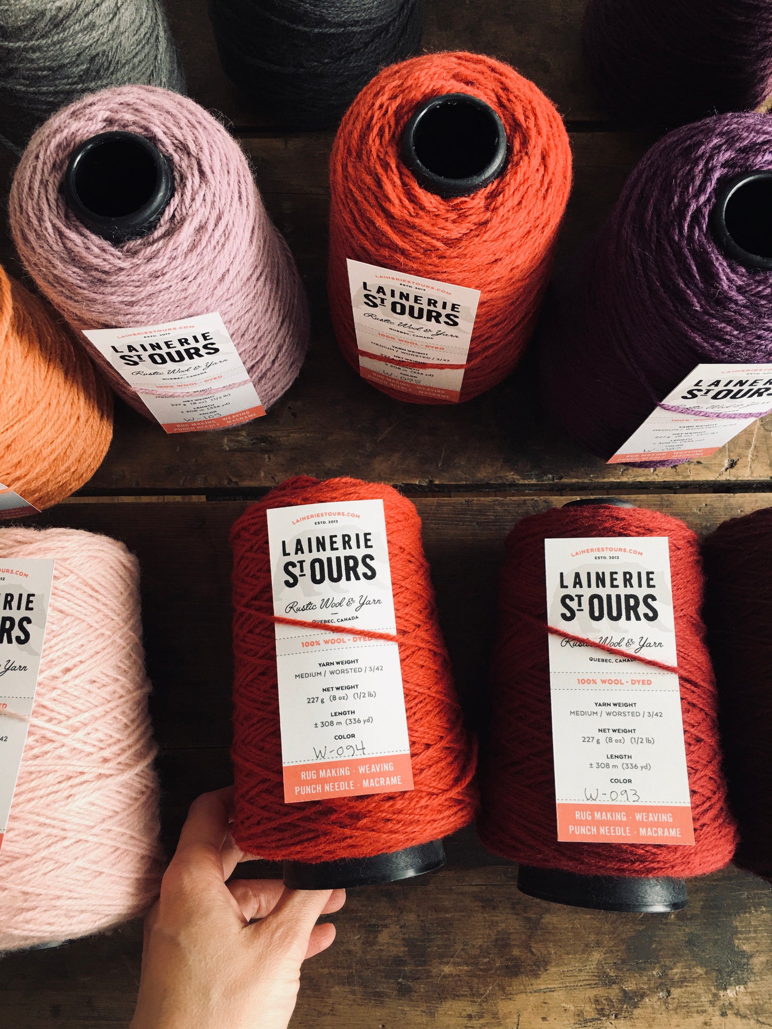 Rug Tufting Yarn 100 Wool Yarn for Tufting 1/2lb cone Etsy