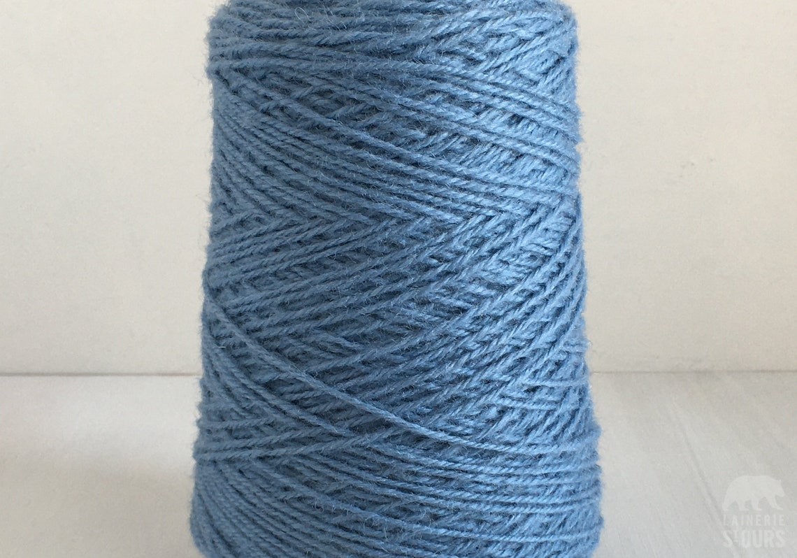 Rug Tufting Yarn Wool Yarn to Make Area Rug 1/2lb cone Blue Etsy