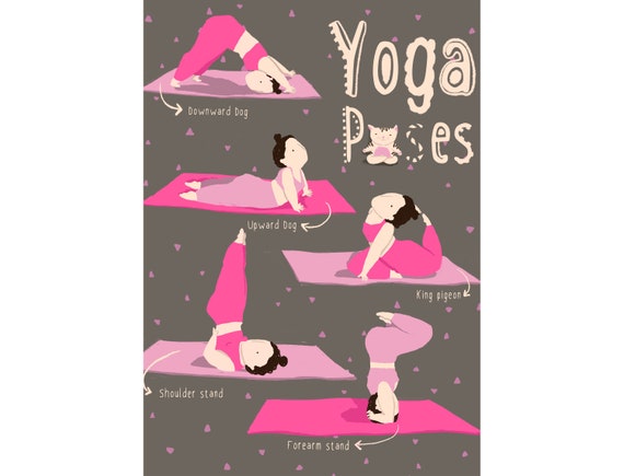 Meditation Yoga Pose Canvas, Homewares