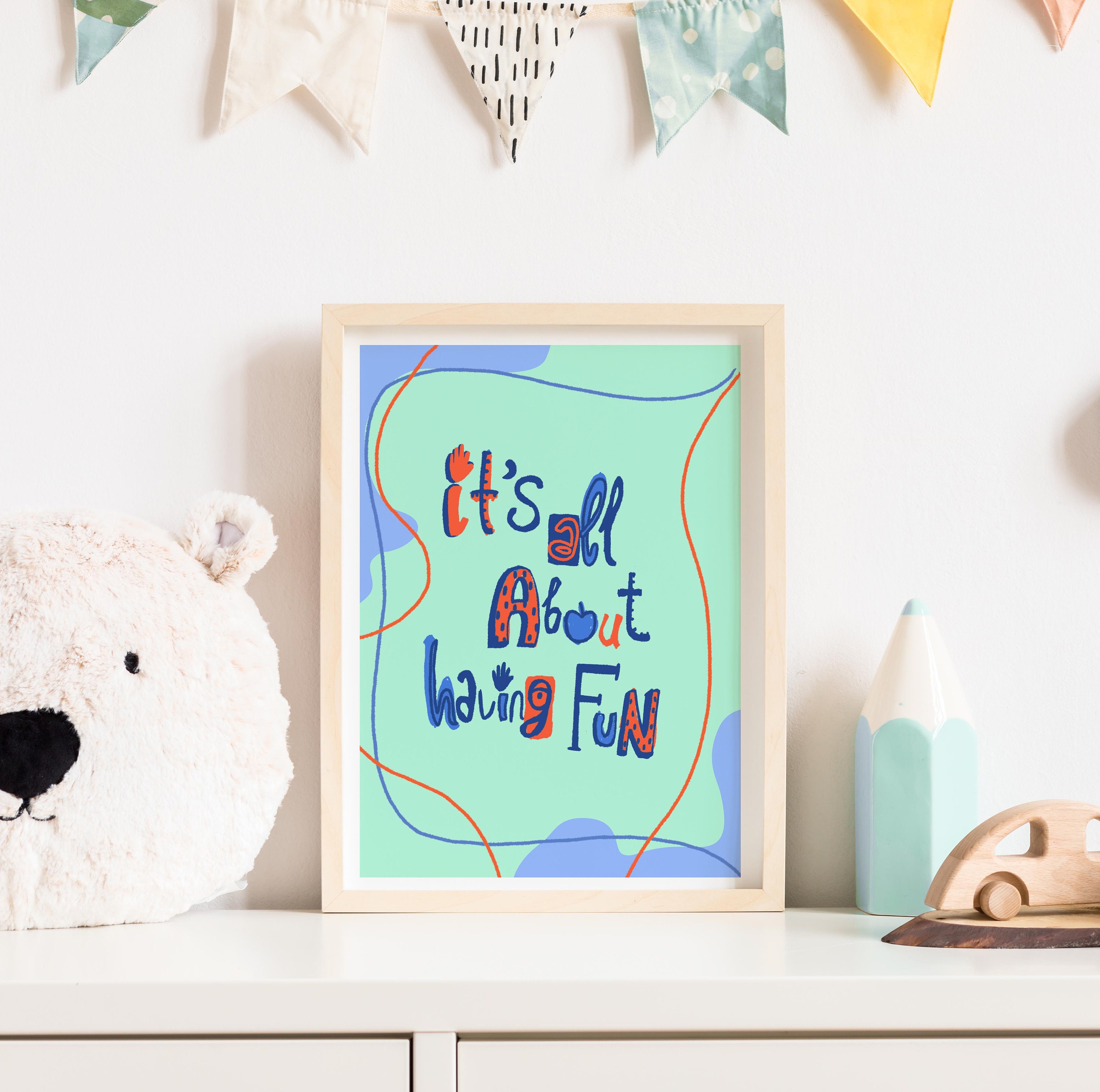 Slogan Digital Print Printable Typography Art Fun Nursery - Etsy