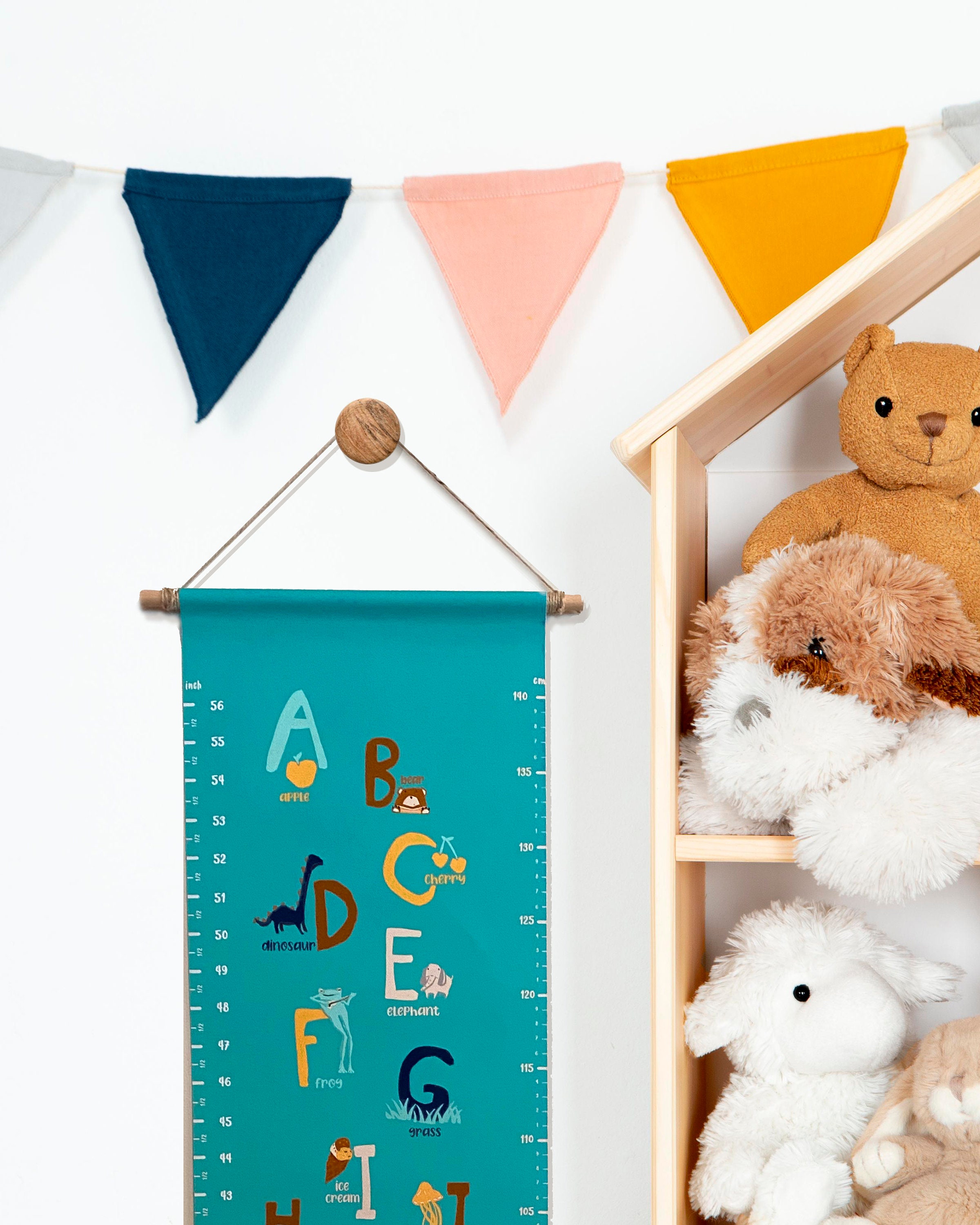Wall Height Chart for Kids Growth Chart Alphabet Wall Decor Etsy