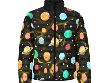 Cosmic solar system bomber jacket