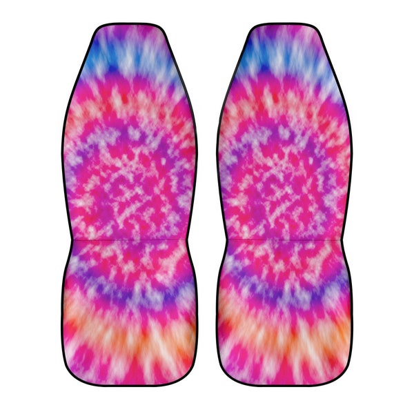 Tie Dye Swirl Batik Pet Car Seat Cover main image 1