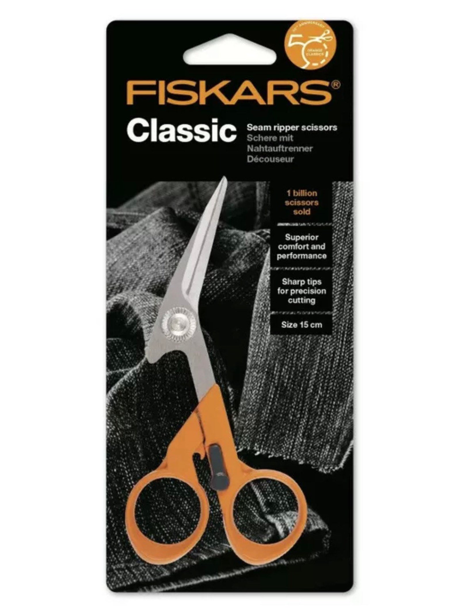 Fiskars 2in1 Classic 15cm Scissors / Seam Ripper Etsy