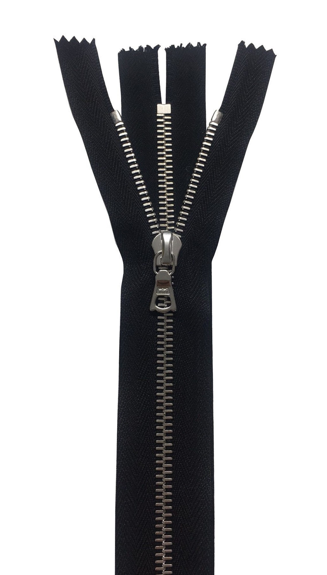 Riri Zip M6 20cm Close Ended SILVER METAL TEETH Choice Etsy