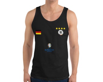 Germany UEFA EURO 2024 Men's Tank Top, uefa euro 2024 t-shirt, T-shirt, Print, Cotton, Graphic tshirt, Football t-shirt, Mens clothing