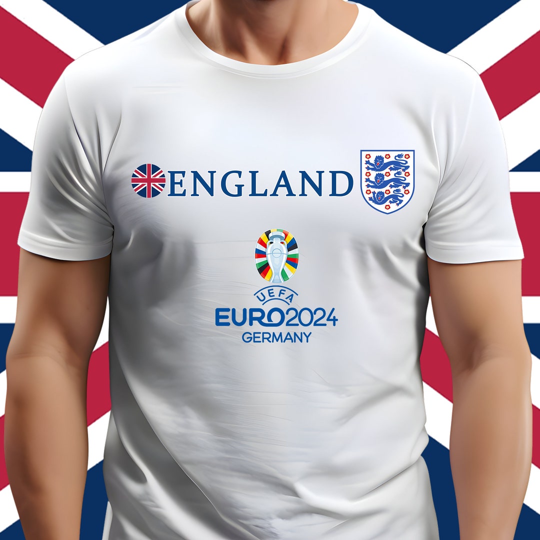 England UEFA EURO 2024 T-shirt / Football/ Print/ Footbal Fan/ Flag ...
