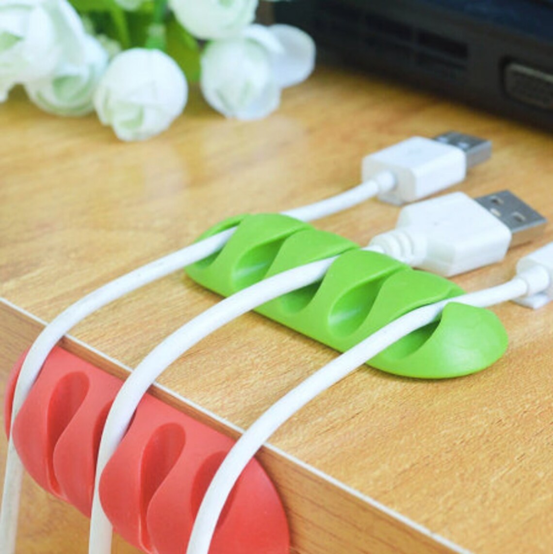 2pcs Cable Clip Earphone Cable Organizer Desk Set Wire Storage Etsy