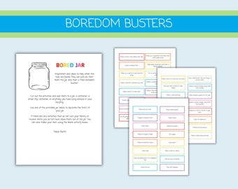 Boredom Busters, Bored Jar, Crie um Bordom Buster para manter seus filhos entretidos