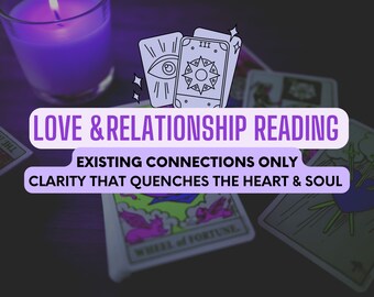 Love & Relationship Reading, Ask up to 3 Questions, Accurate INSTANT Clarity, SAME DAY Psychic Tarot Video Reading