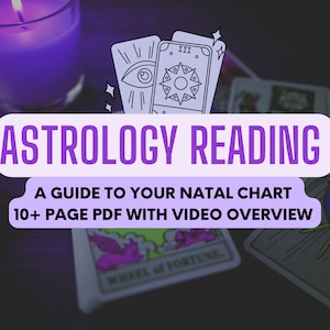 Lectura de la carta natal, análisis profundo de su carta astral