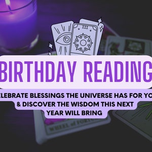 ULTIMATIVE Geburtstagslesung - Psychische Tarot-Vorhersagen - Intuitive Kanalisierte Einsichten von Geburtskarten und MEHR