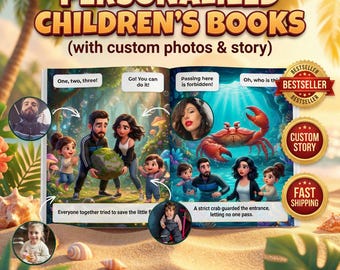Personalisiertes Kinderbuch mit Foto | Geschenk 1. Geburtstag | Geschenk zur Geburt | Taufgeschenke Patenkind | Babybuch Personalisiert