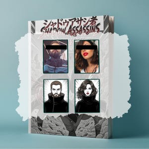 Turn your story into a manga full personalized 24 page comic book custom portrait."