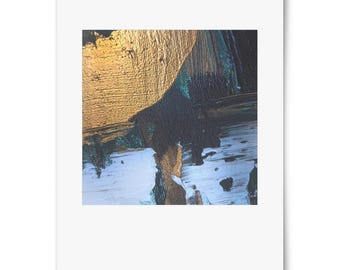 Gold snow Giclée Fine Art - Portrait | PhotoRag Bright White - Fine Art Print