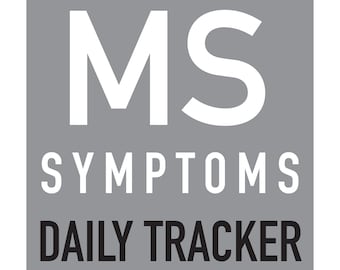 PRINTABLE Gray MS Symptom Daily Tracker