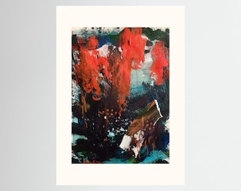 30 x 40 cm / 11 x 15″ Fine Art print - Underwater apparition - original artwork - no AI