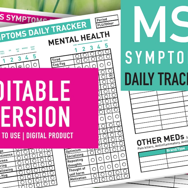 Symptom Tracker - Etsy